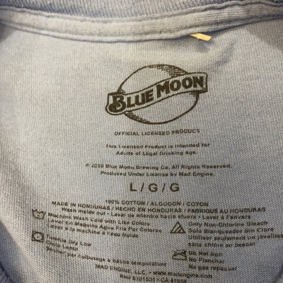 Blue moon long sleeve tshirt size large - Picture 7 of 7
